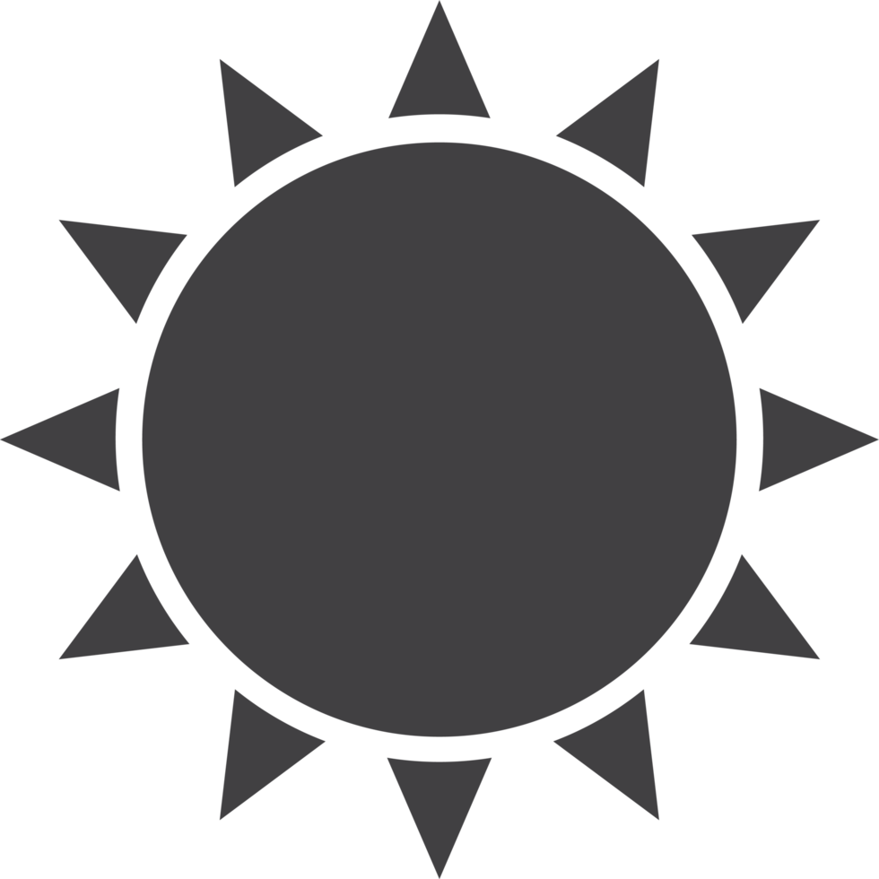 Sun icon clip art png