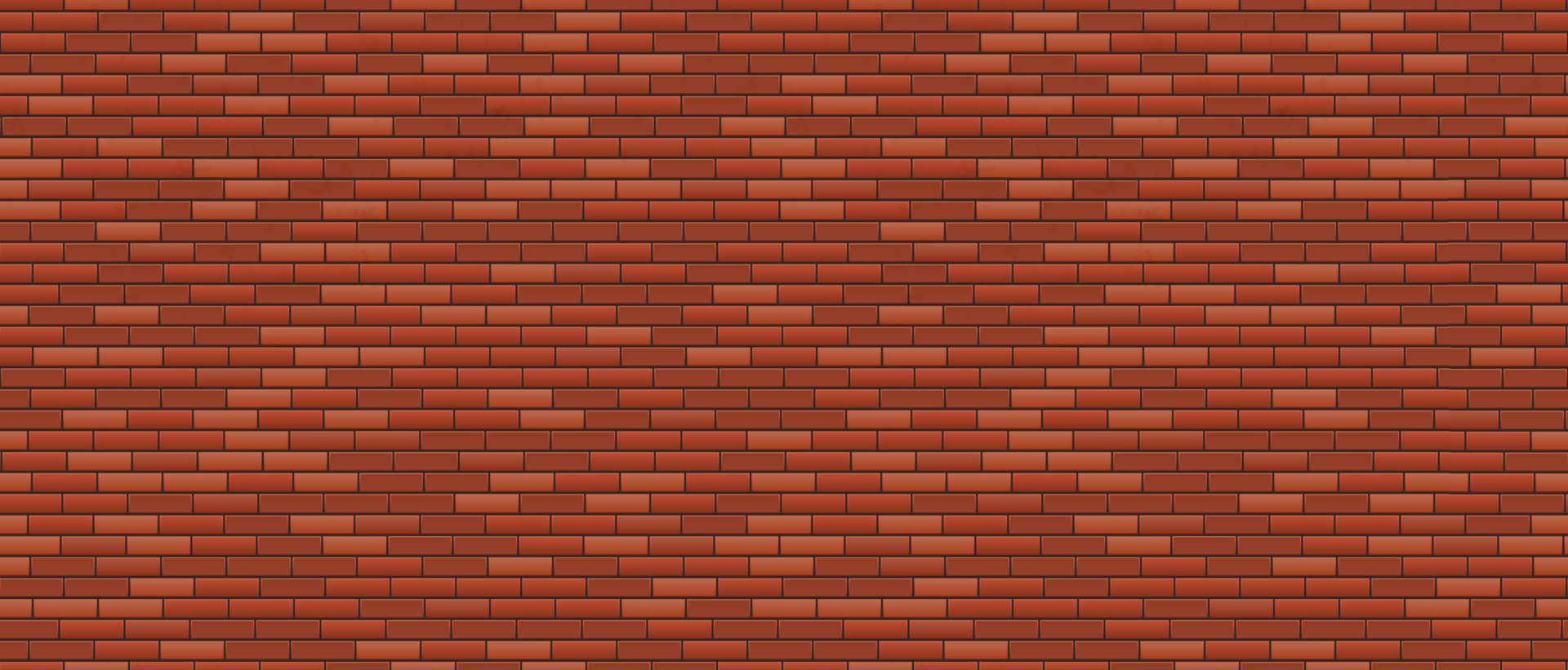 Seamless Brick Wall. Old Red Brick Wall Background. Urban Wall Texture