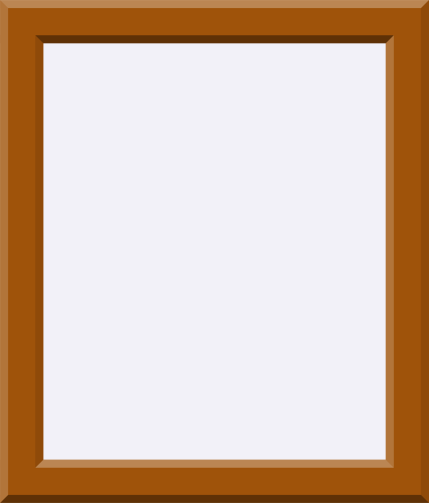 Wooden picture frame png