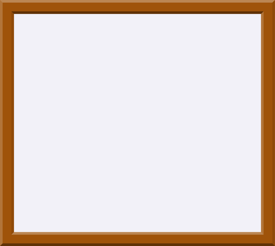 Wooden picture frame png