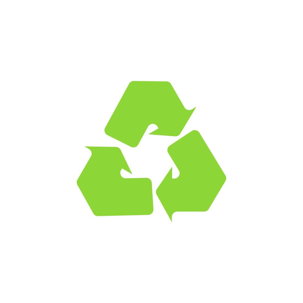 graphic design of recycling icon. neat and simple design vector