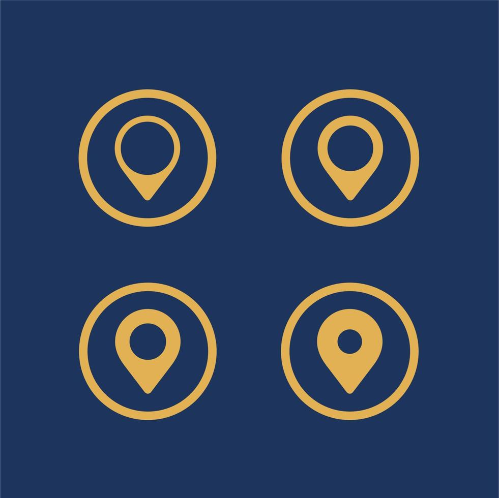 4.epsgraphic icon design of vector icon of various shapes from point location, simple and clean.