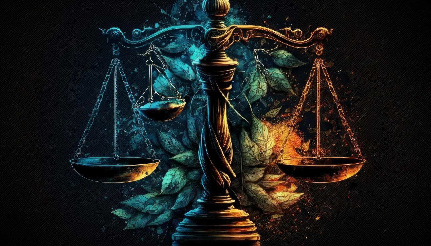 scales of justice graphic illustration vector image photo