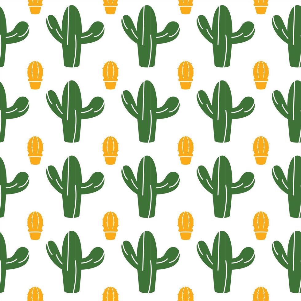 Cactus pattern. Colorful cactus pattern design. Cactus. Desert plant pattern. Desert plant vector