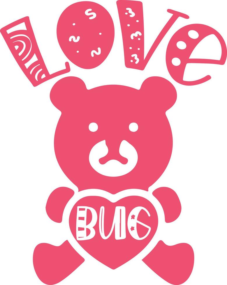 Valentaines svg Design vector