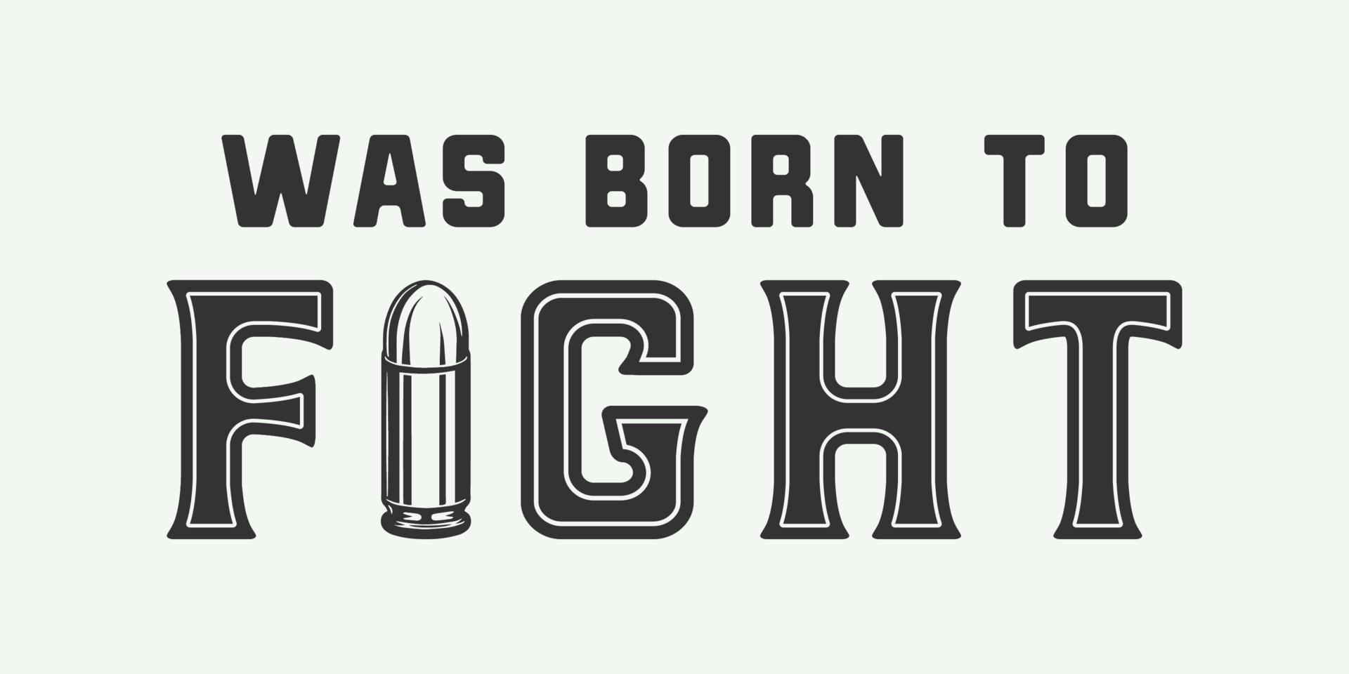 Ammo typography quote vector