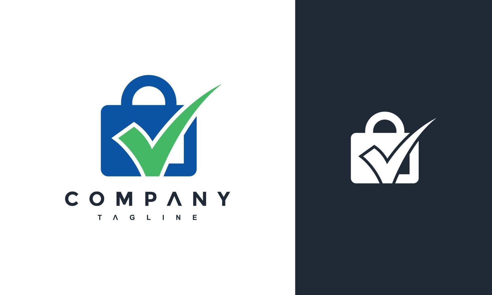 check cart logo vector