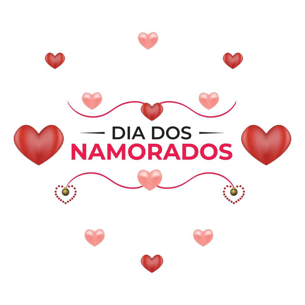 Dia Dos Namorados Card vector