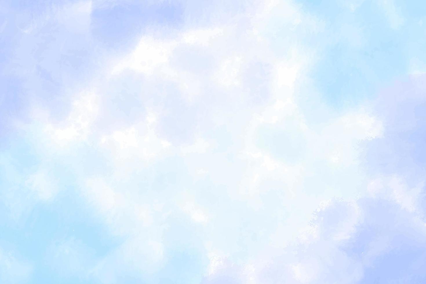 un cielo con nubes en azul y blanco vector