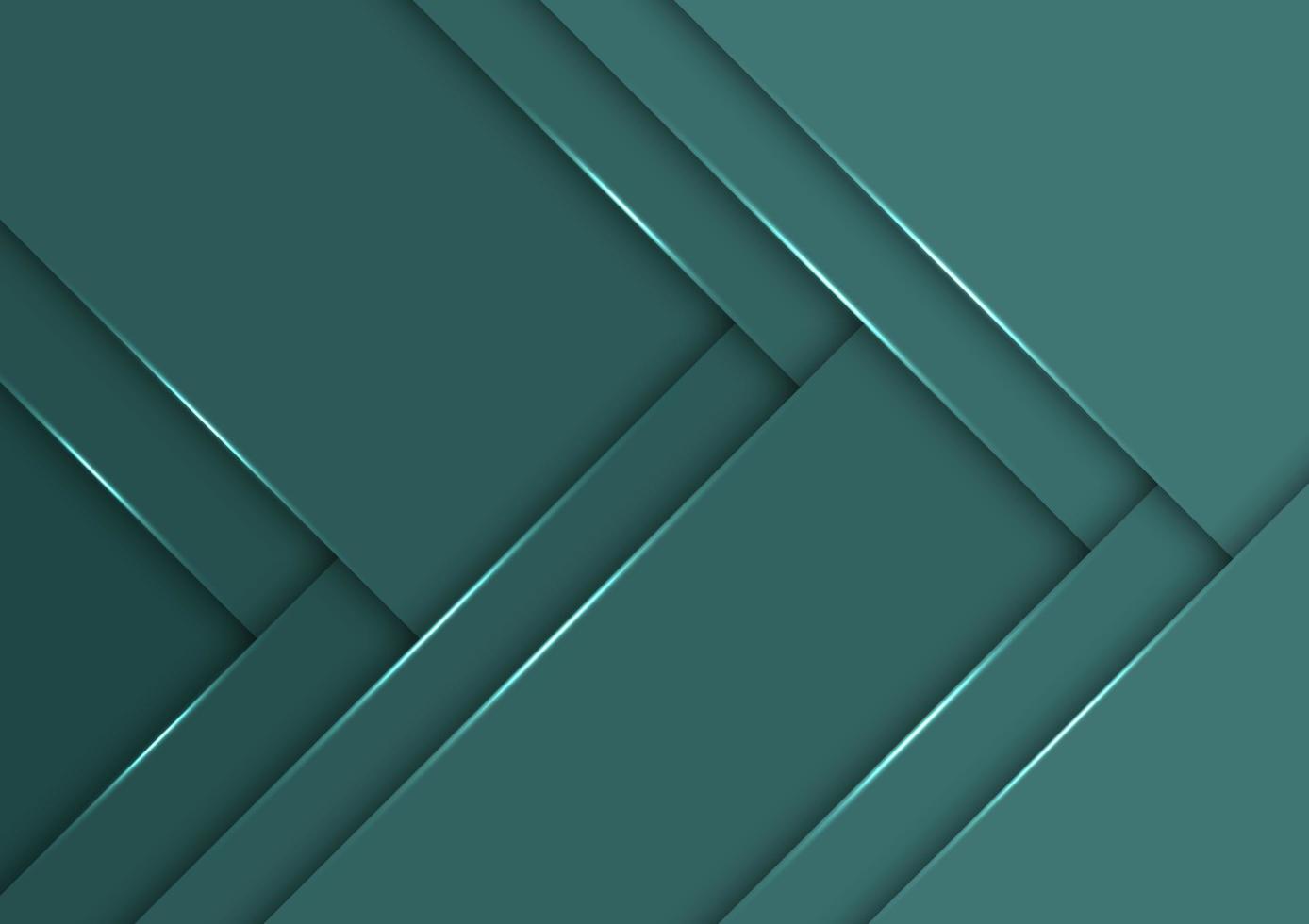 Abstract presentation green line modern style banner background vector