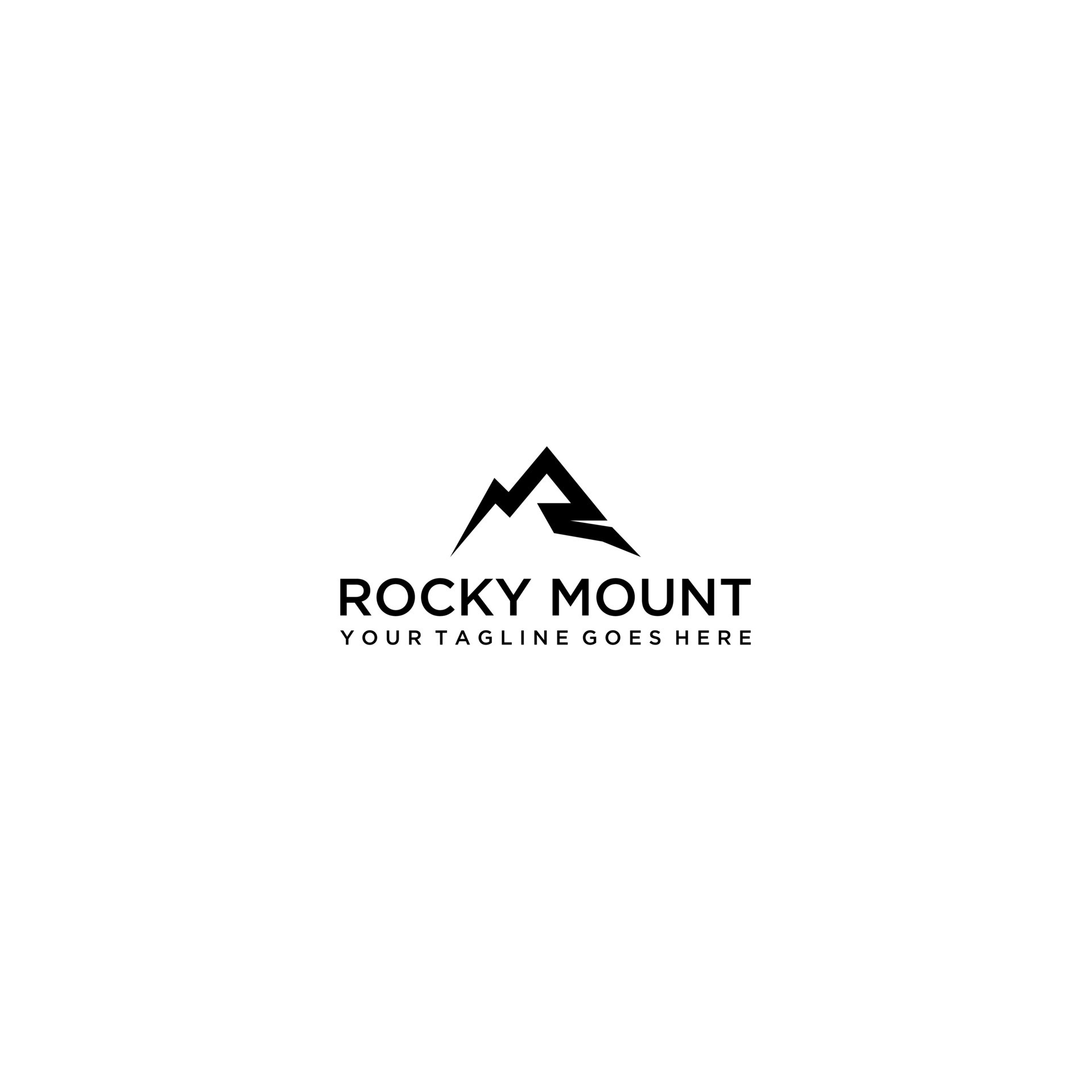 R letter mountain logo design 22192071 Vector Art at Vecteezy