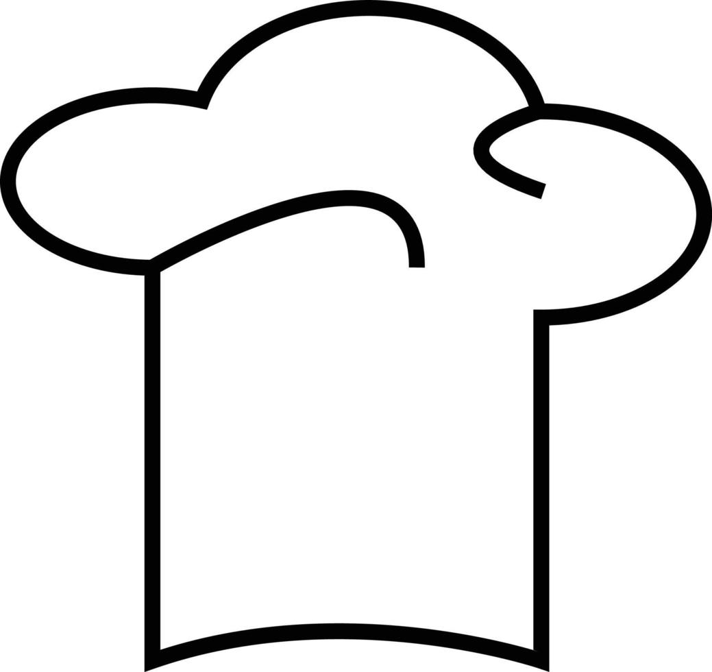 cocinero sombrero icono vector. Cocinando sombrero símbolo vector