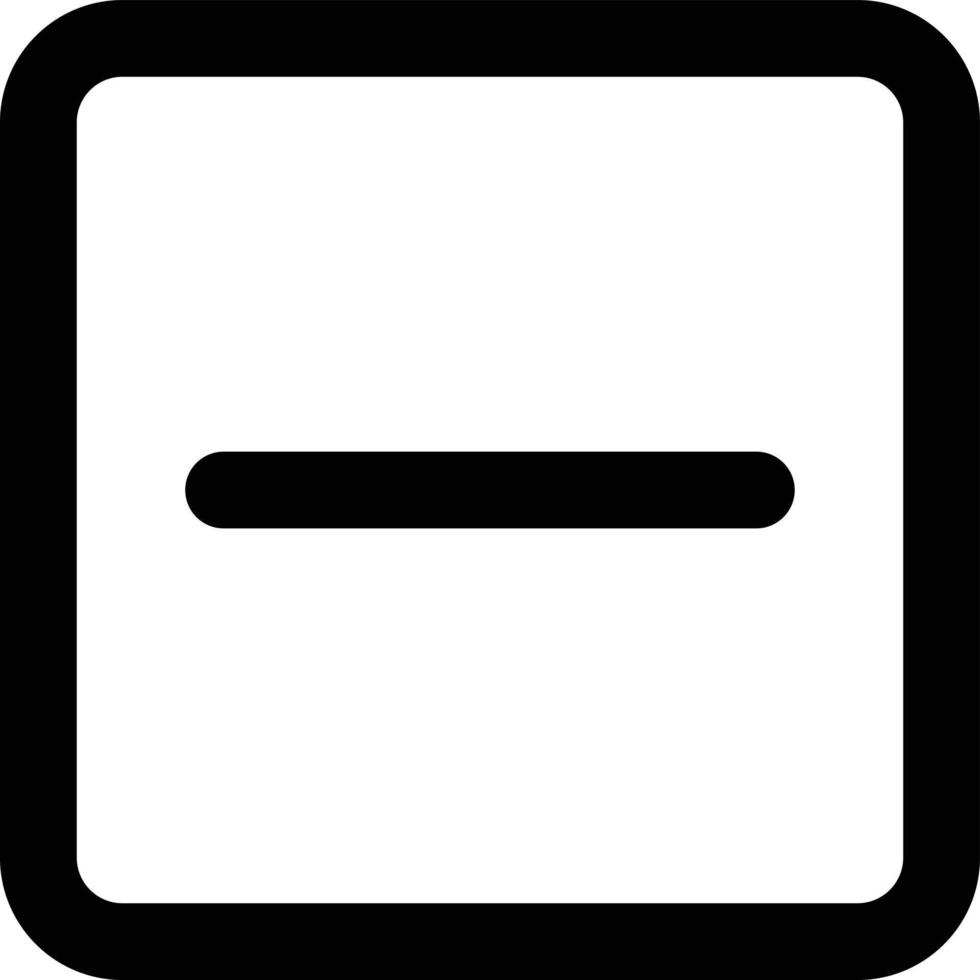 minus square icon vector . remove square icon for UI App Design