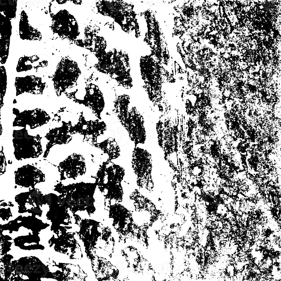 rustikal Grunge Textur mit Korn und Flecken. abstrakt Lärm Hintergrund. png Grafik Illustration mit transparent Hintergrund.