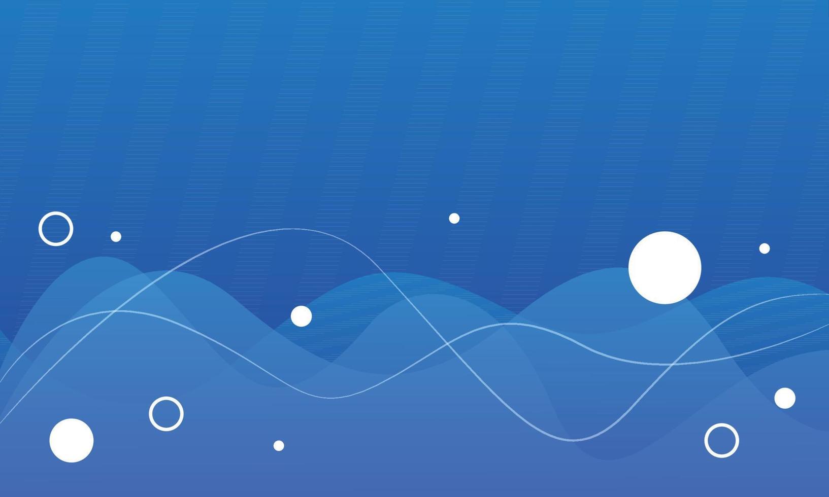 Blue Wavy Gradient Background Banner vector