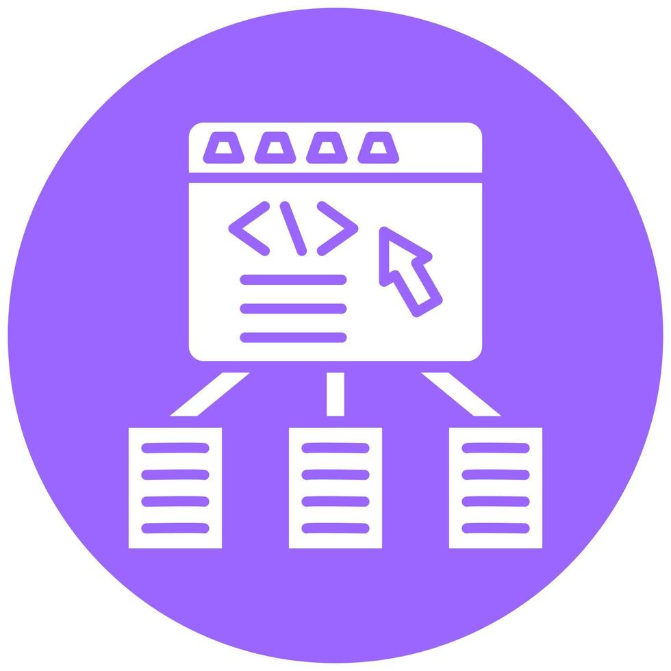 Vector Design Code Framework Vector Icon Style