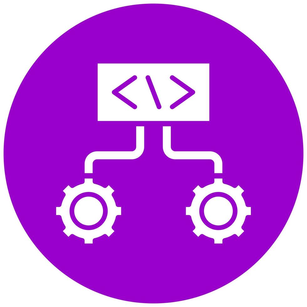 Vector Design Code Setting Vector Icon Style