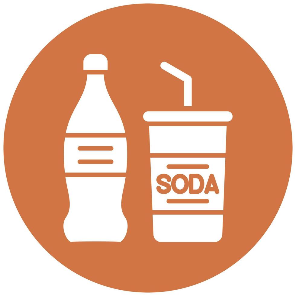 vector diseño soda vector icono estilo