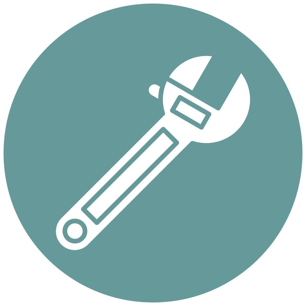 Vector Design Wrench Vector Icon Style