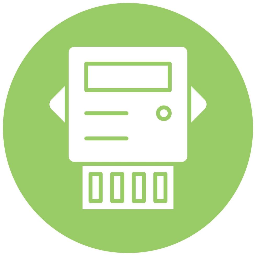 Vector Design Electric Meter Vector Icon Style