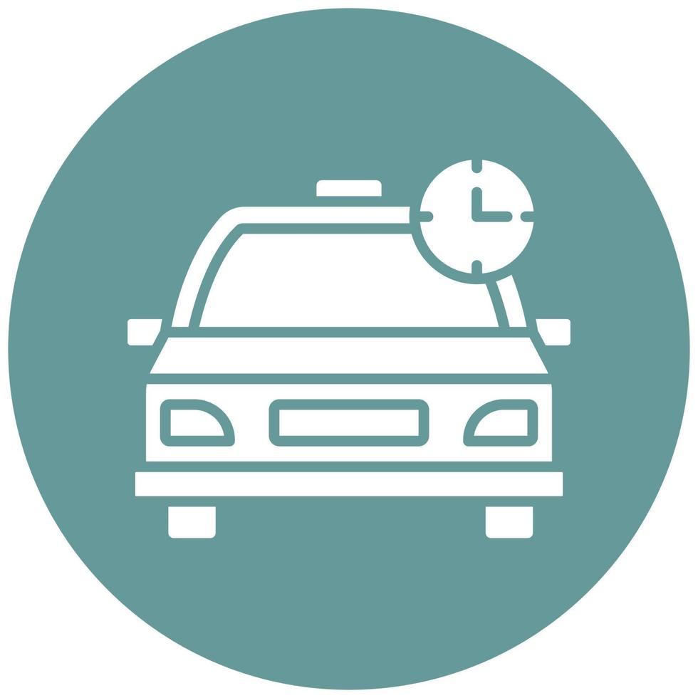 Vector Design Busy Taxi Vector Icon Style