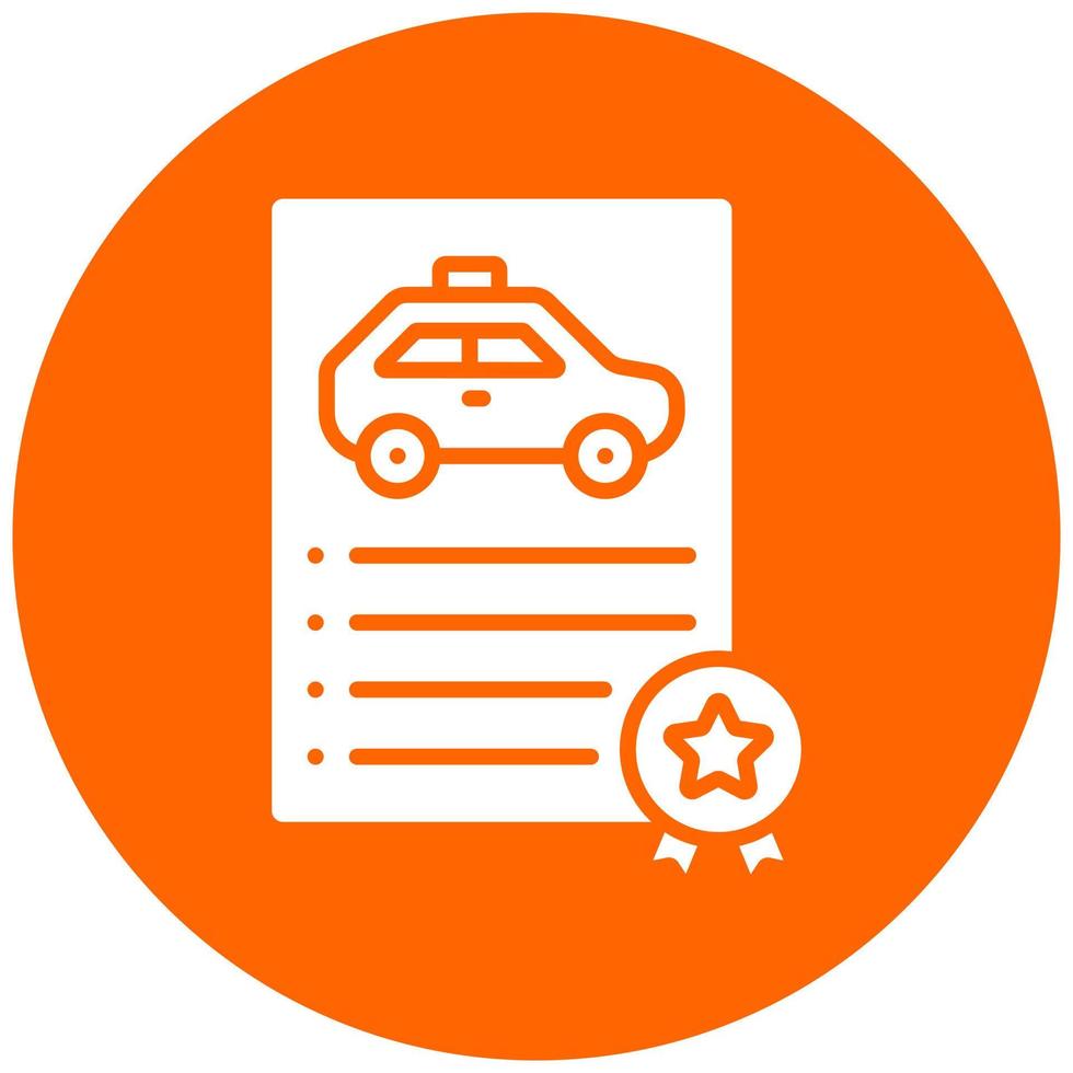 Vector Design License Vector Icon Style