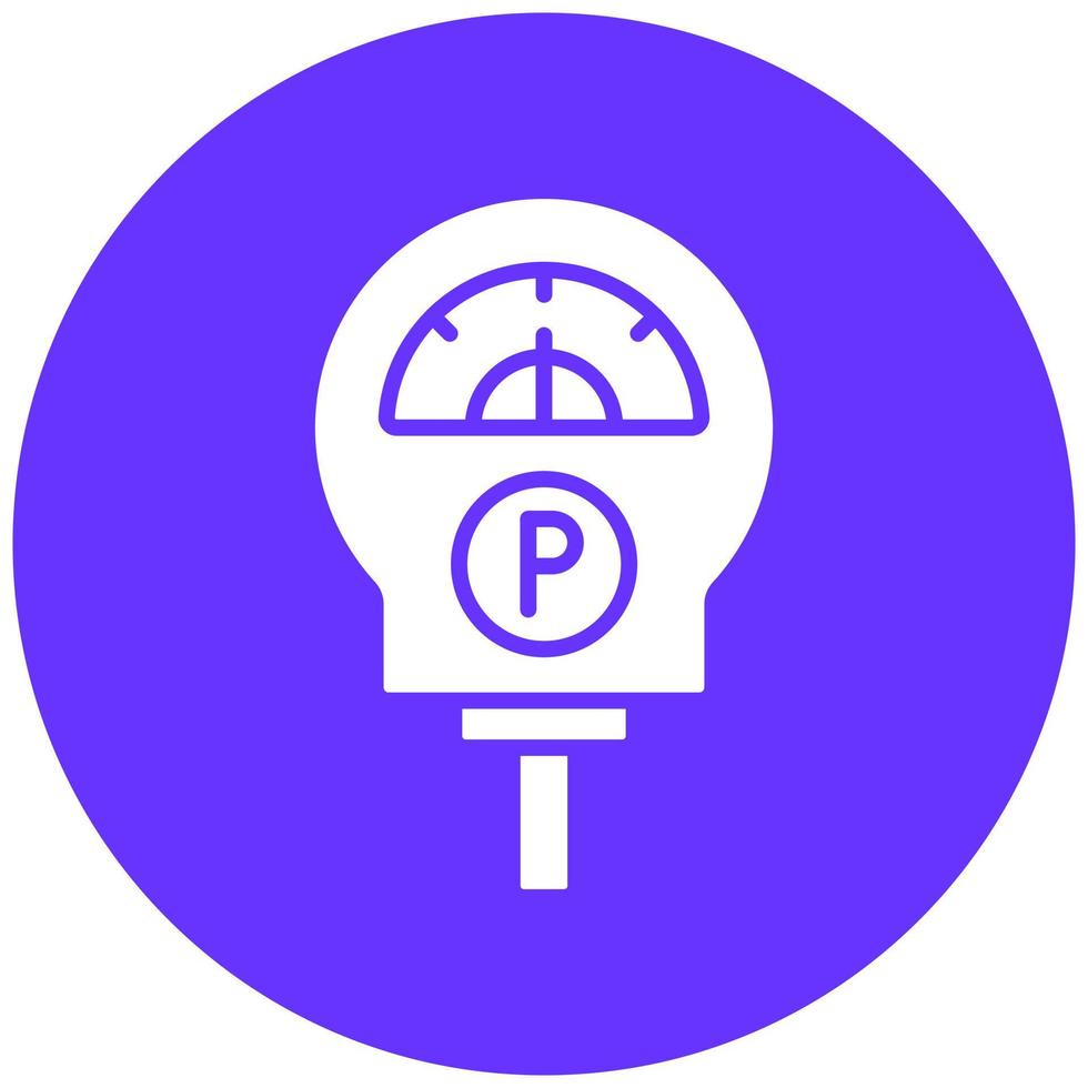 Vector Design Parking Meter Vector Icon Style