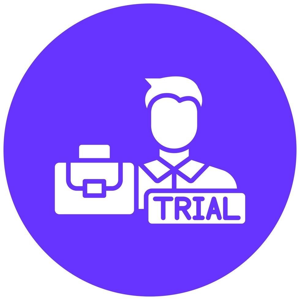 Vector Design Job Trial Vector Icon Style