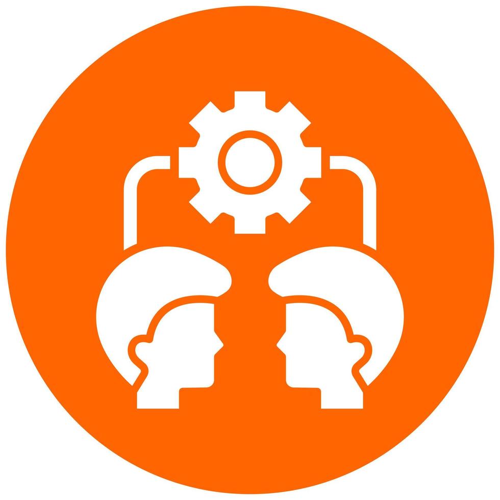 Vector Design Brainstorm Vector Icon Style