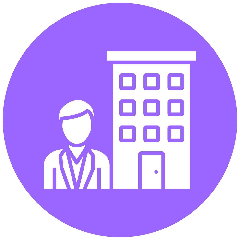 Vector Design Employer Vector Icon Style