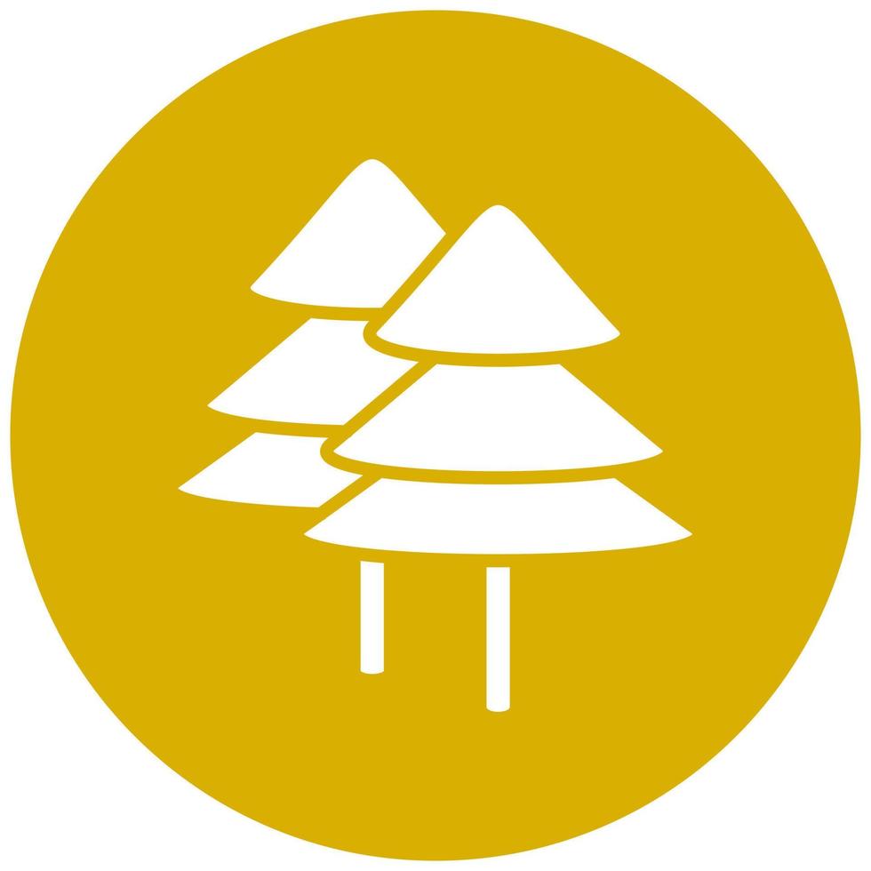 Vector Design Forest Vector Icon Style