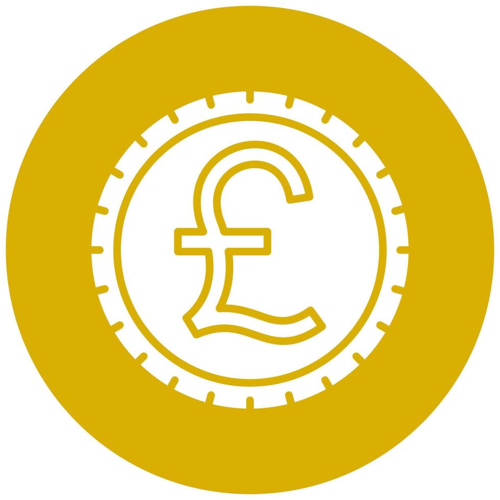 Vector Design British Pound Vector Icon Style
