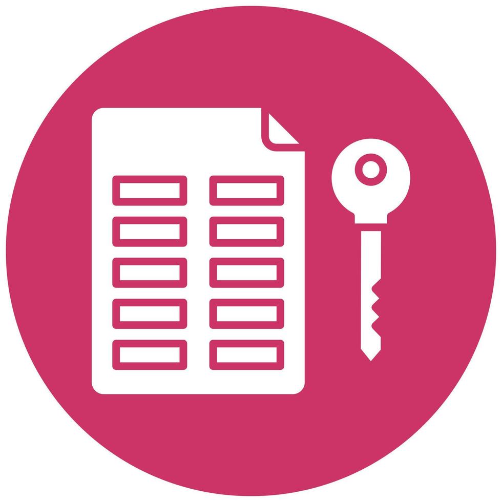 Vector Design Asymmetric Keys Vector Icon Style