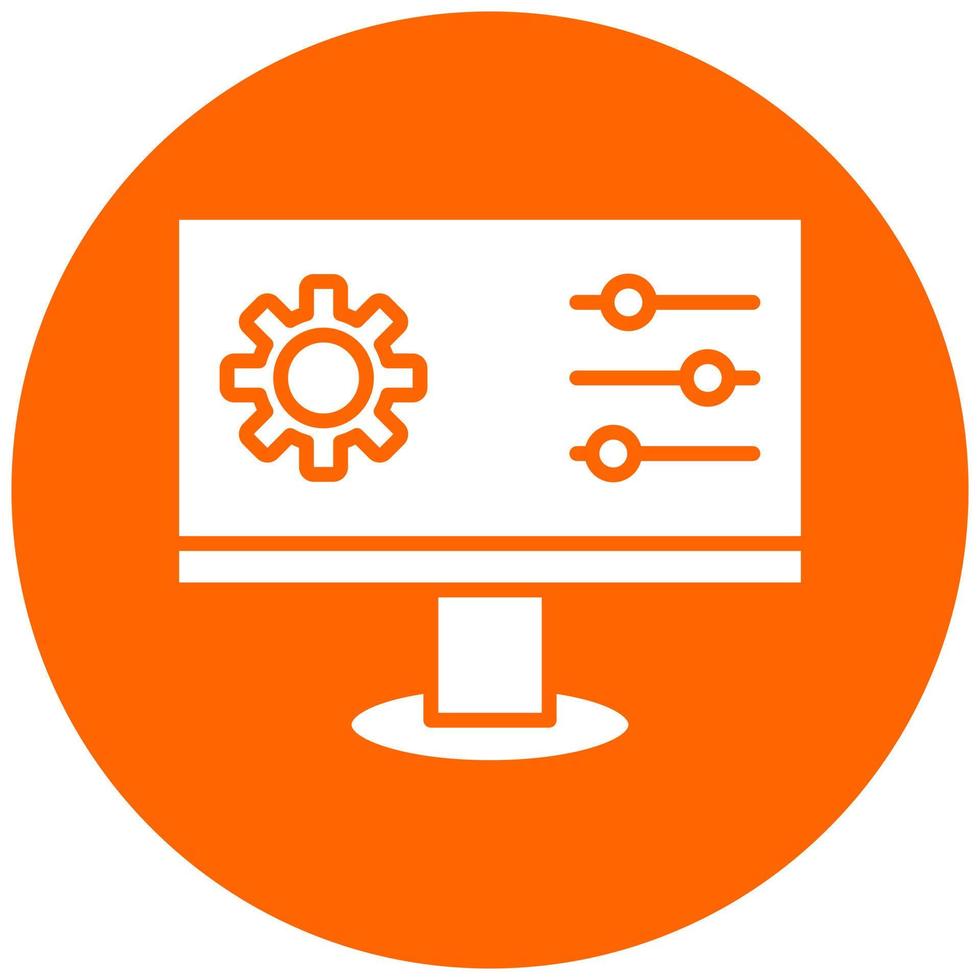 Vector Design Control Panel Vector Icon Style