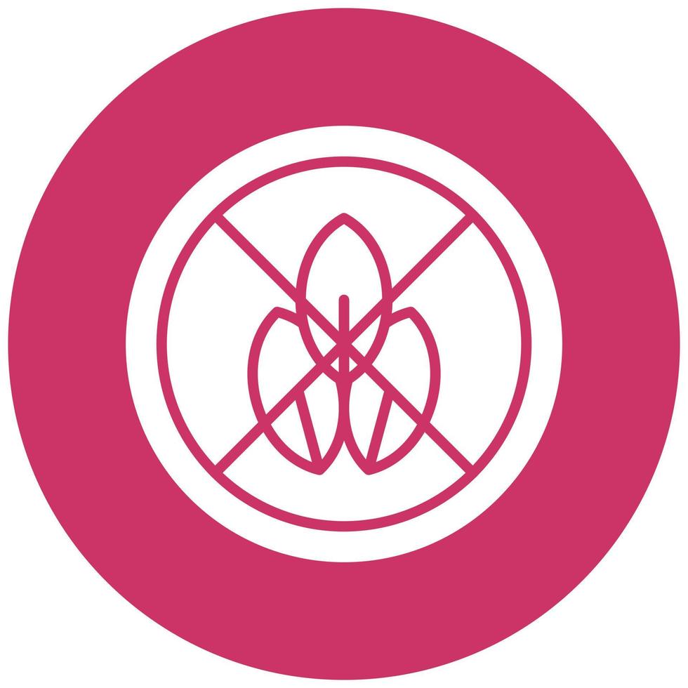 Vector Design Non Gmo Ingredients Vector Icon Style