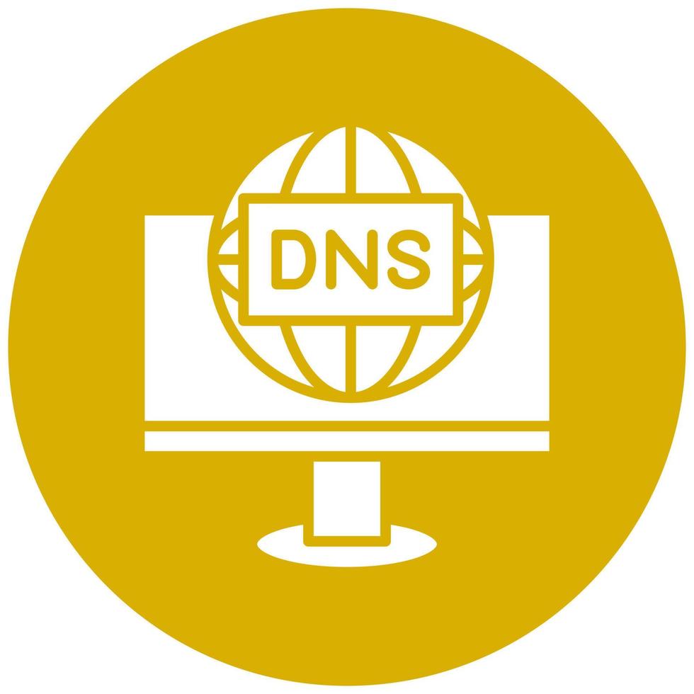 Vector Design DNS Vector Icon Style