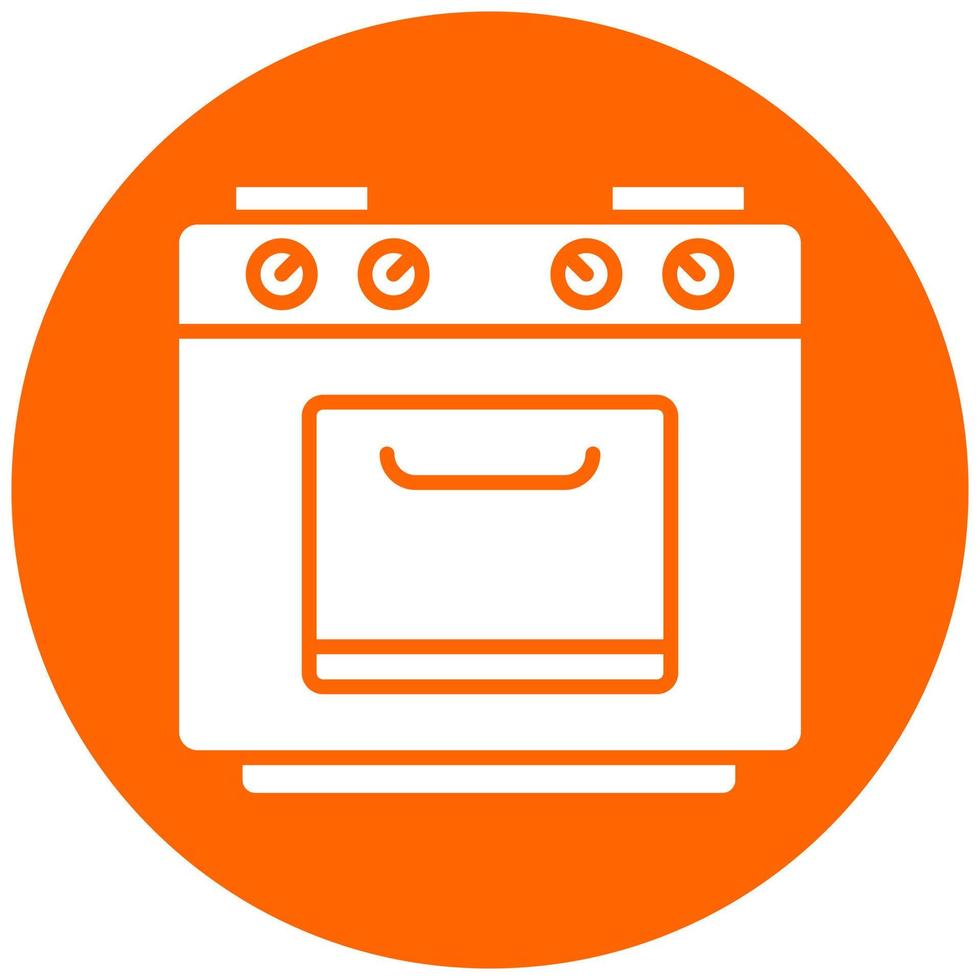 Vector Design Gas Stove Vector Icon Style