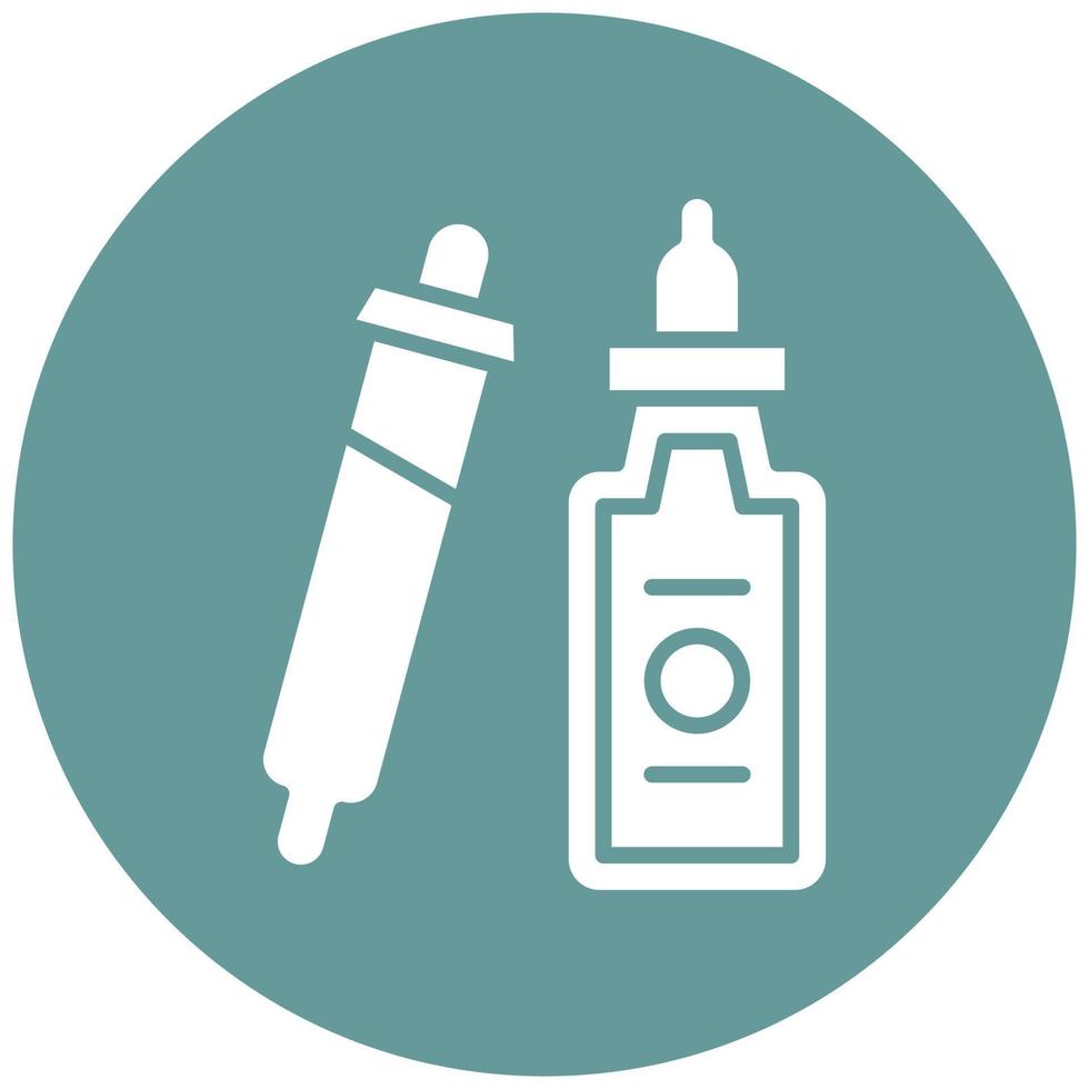 Vector Design Dropper Bottle Vector Icon Style