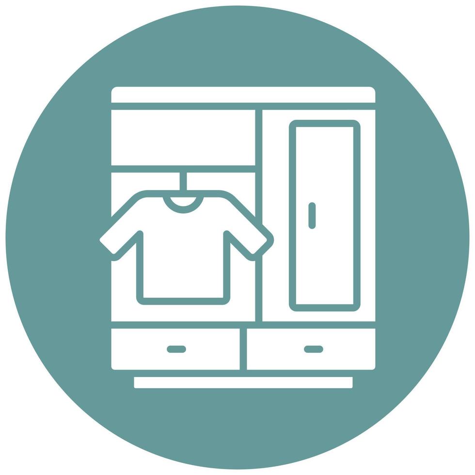 Vector Design Wardrobe Vector Icon Style