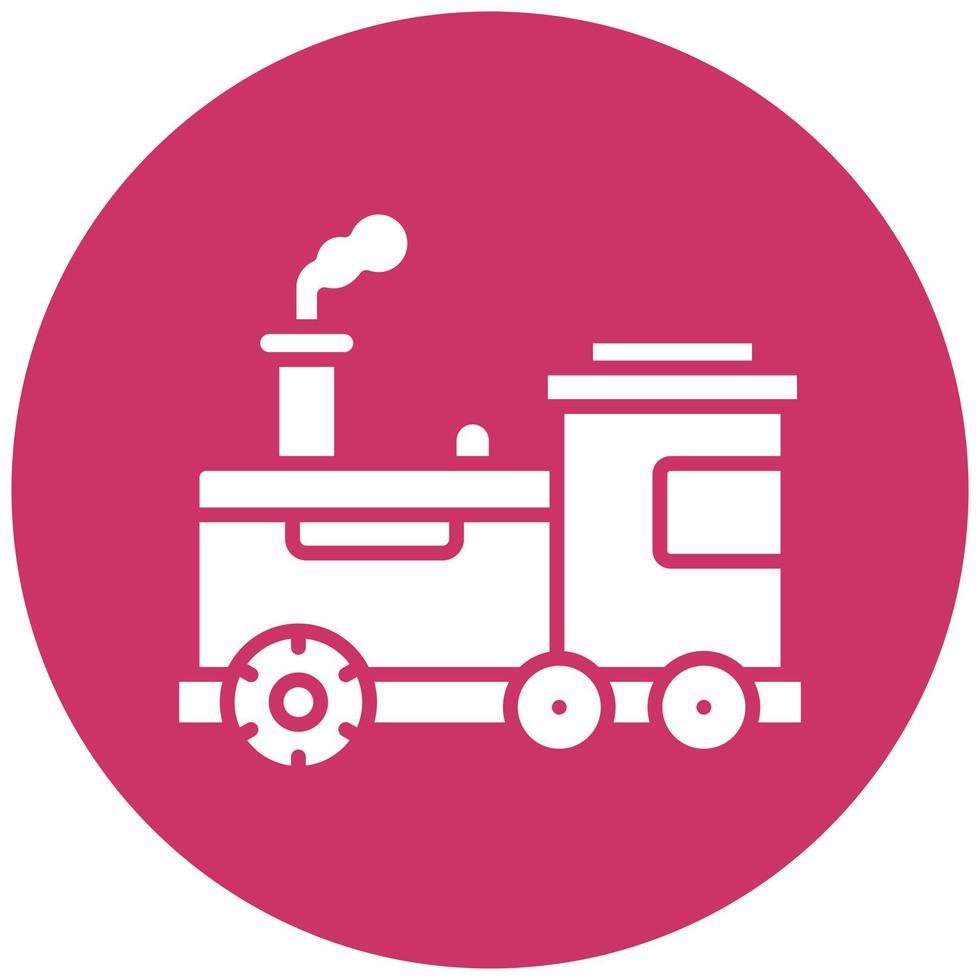 Vector Design Steam Train Vector Icon Style