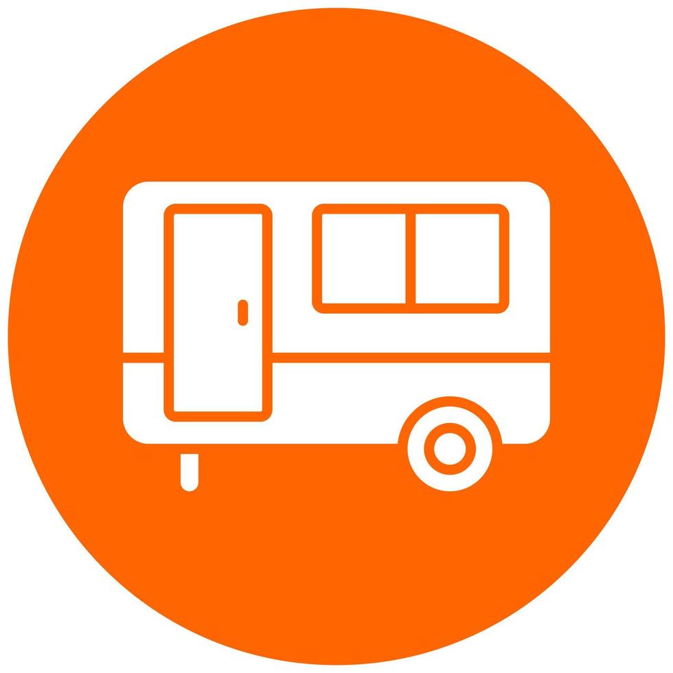 Vector Design Caravan Vector Icon Style
