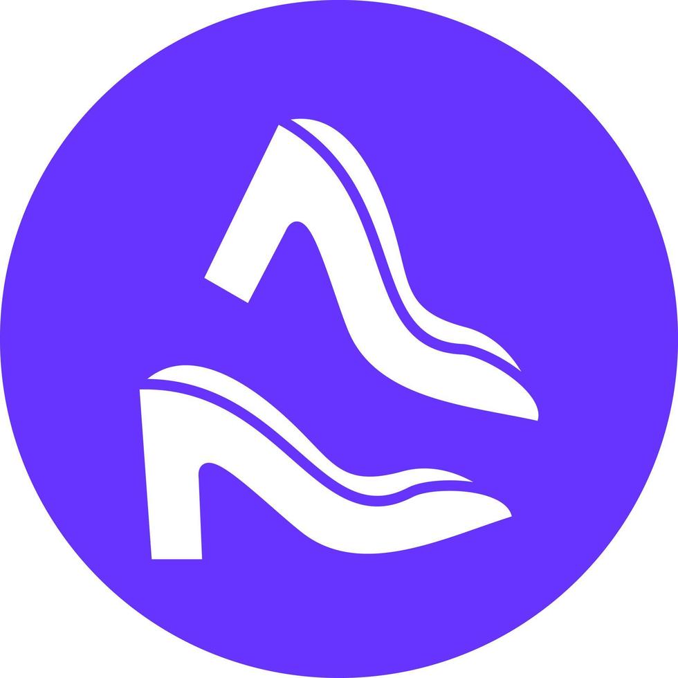 Vector Design High Heels Vector Icon Style