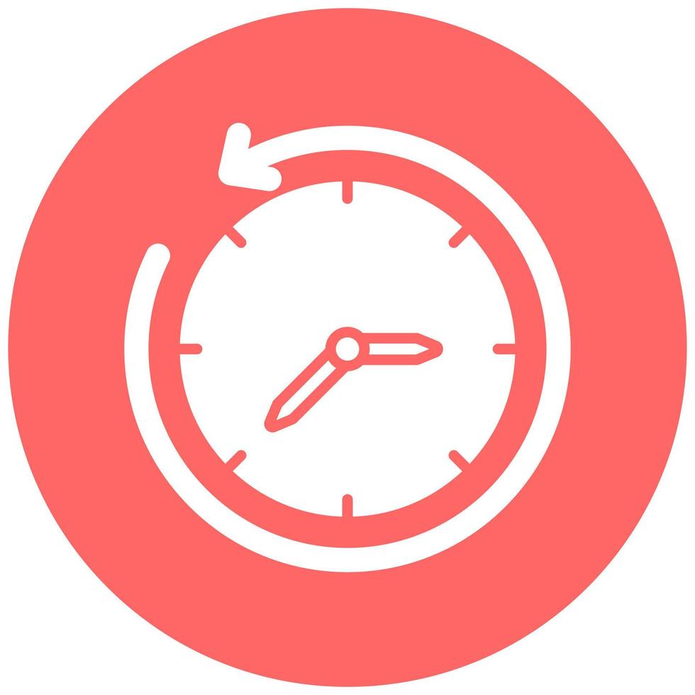 Vector Design Return to the Past Vector Icon Style