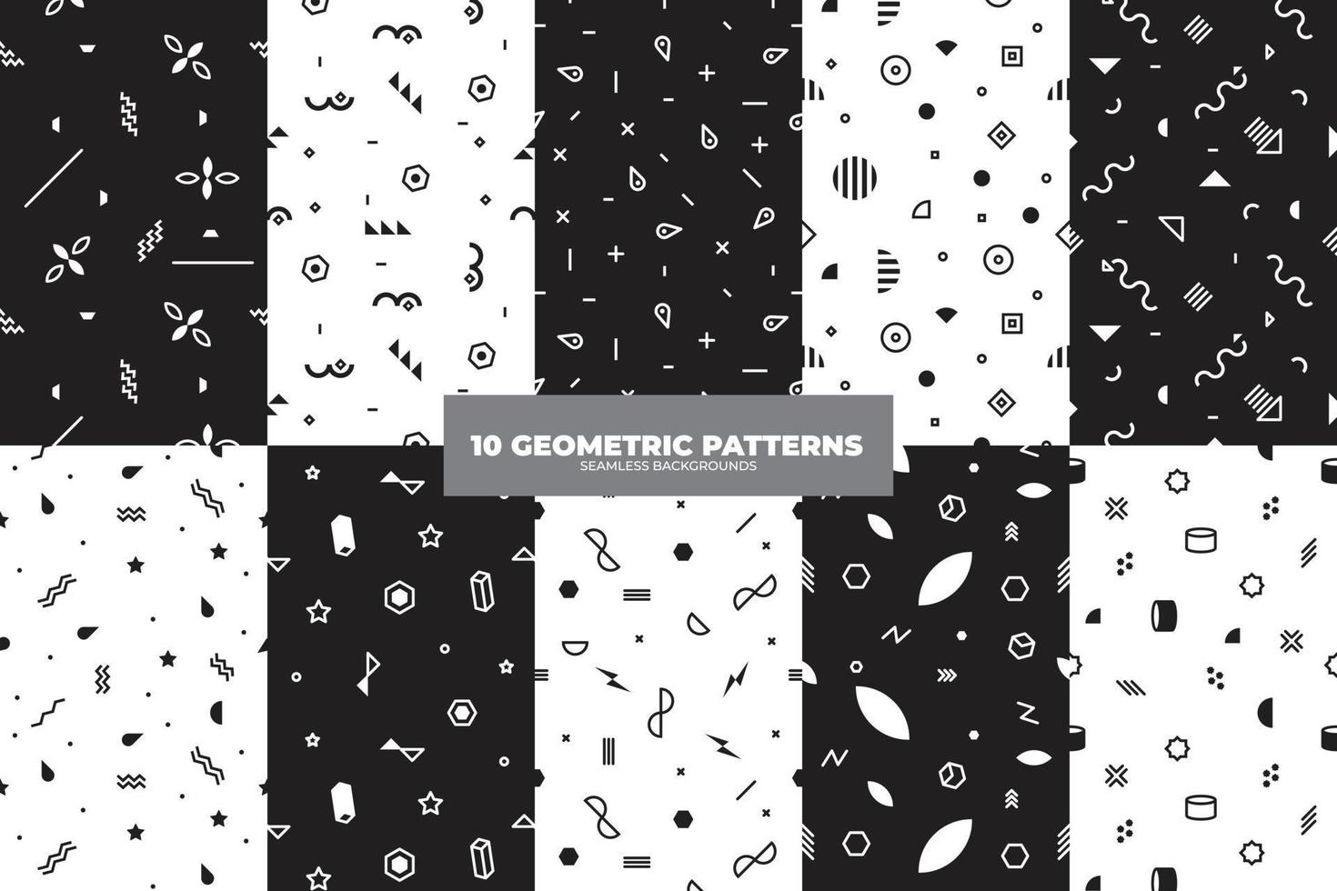 Set of abstract pattern. Memphis Style Funky Background. Hipster Style 80s-90s. Suitable for banners, funky posters, flyers, covers. Design of promotional products, wrapping paper and printing. vector