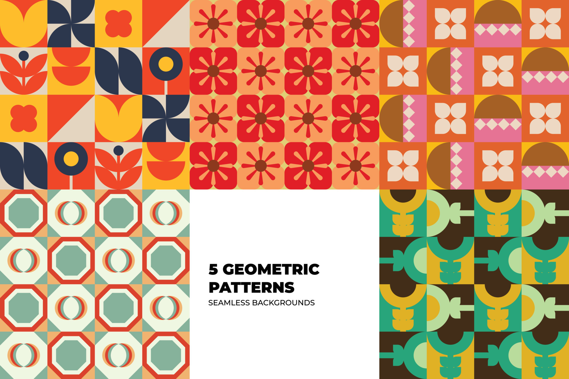 Shape Background Set 22194520 Vector Art at Vecteezy