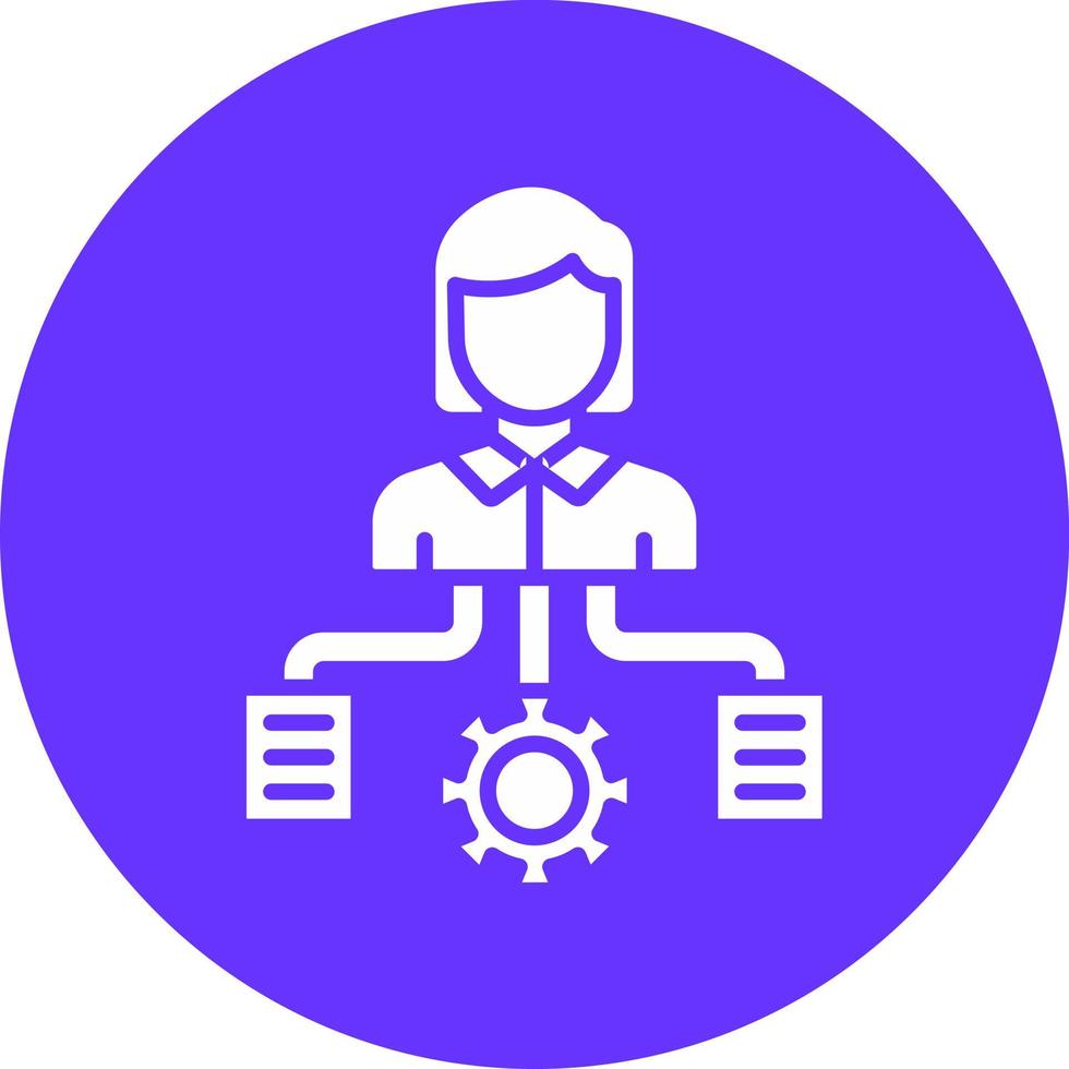 Project Manager Vector Icon Style