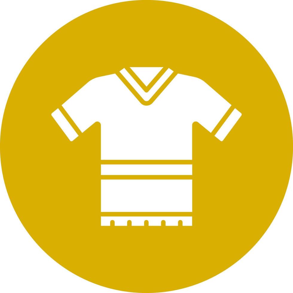 Rugby Shirt Vector Icon Style