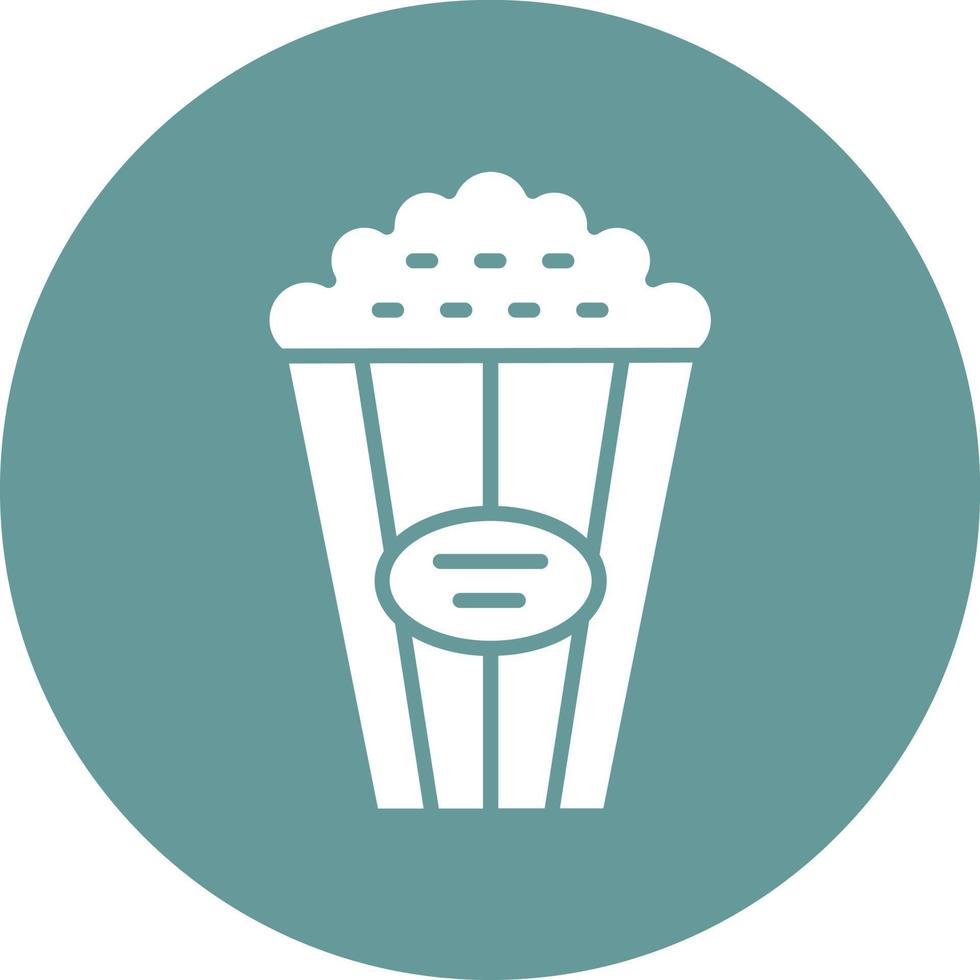 Popcorn Vector Icon Style