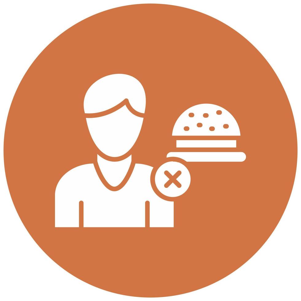 No Appetite Vector Icon Style 22194992 Vector Art at Vecteezy