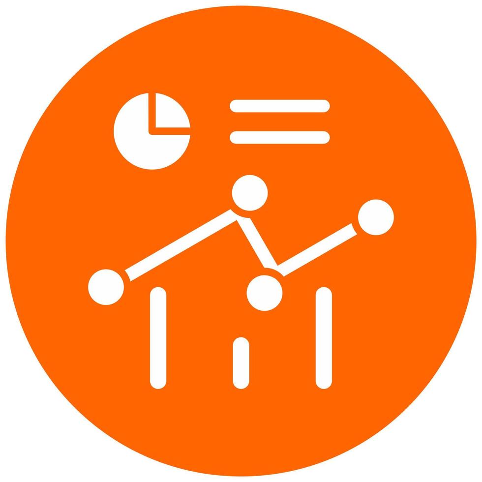 Market Prediction Vector Icon Style